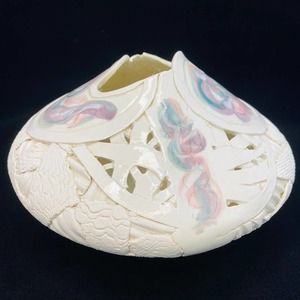 Gail Markiewicz Art Patchwork Sculptural Pottery Vase